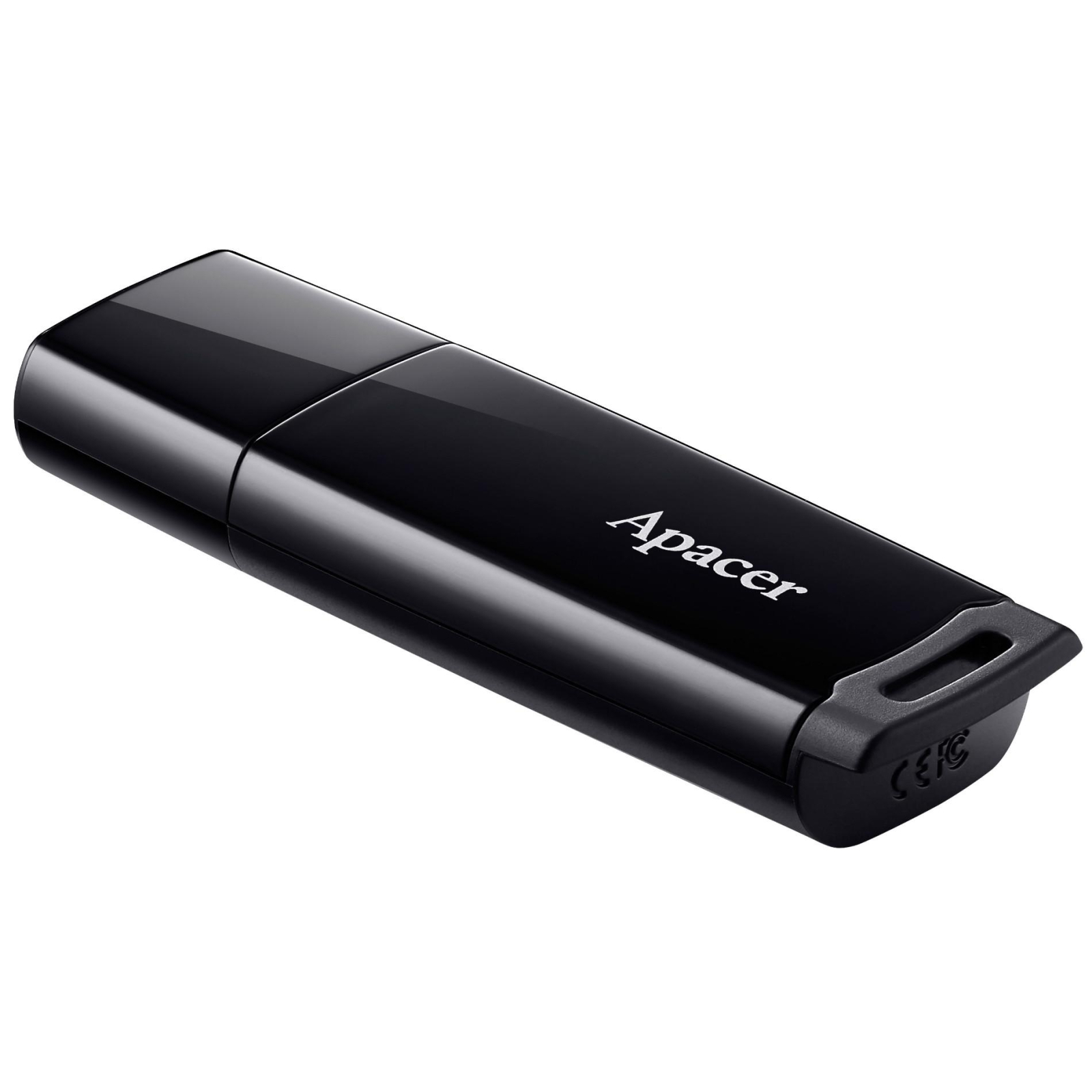 USB флеш накопичувач Apacer 8GB AH336 Black USB 2.0 (AP8GAH336B-1) зображення 2