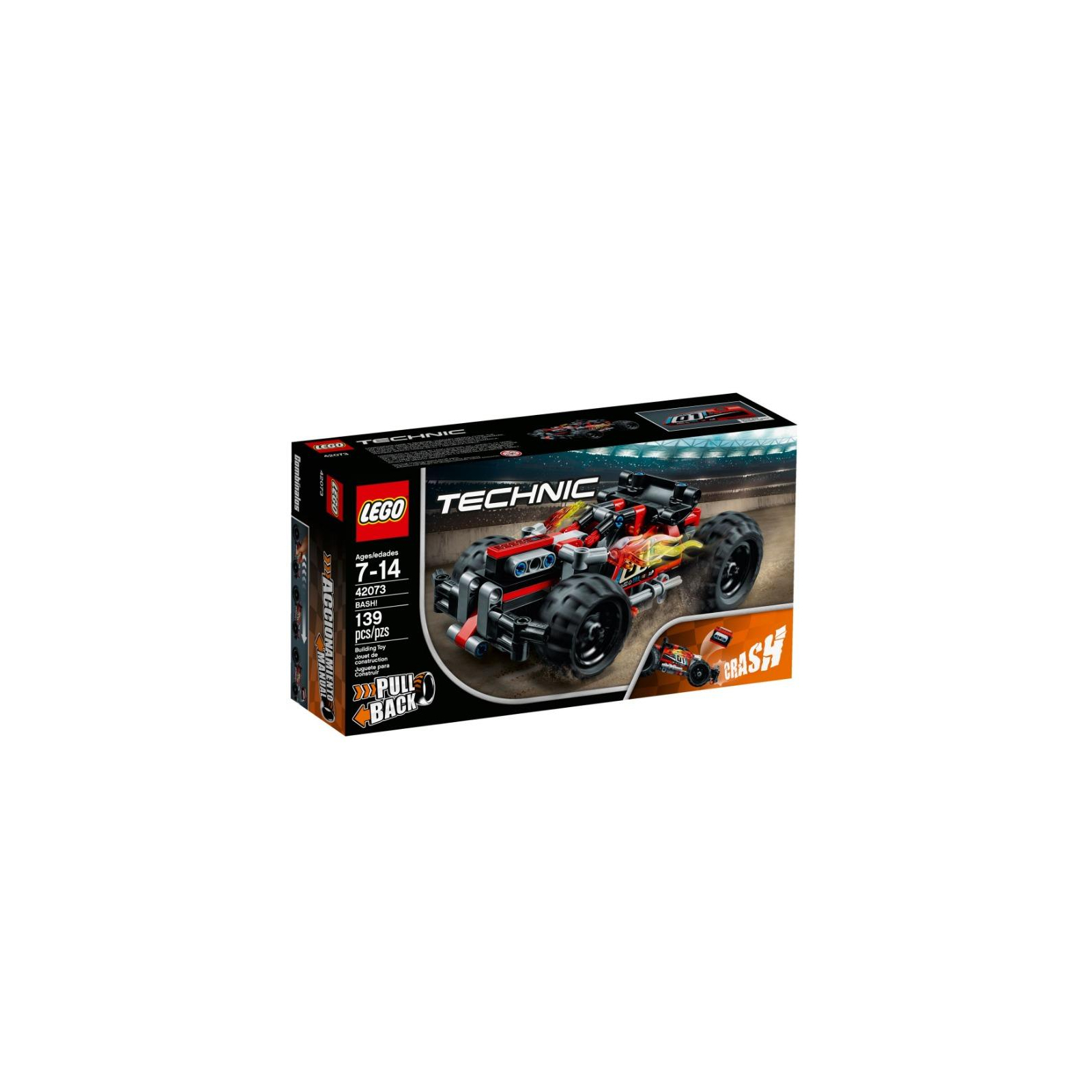 Конструктор LEGO БЕМЦ! Червоний гоночний автомобіль (42073)