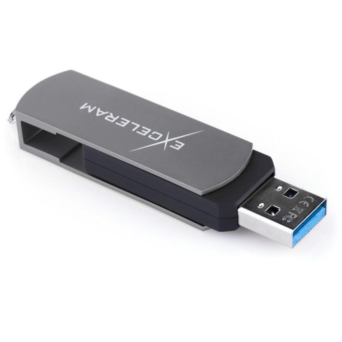 USB флеш накопитель eXceleram 128GB P2 Series Gold/Black USB 3.1 Gen 1 (EXP2U3GOB128) изображение 5