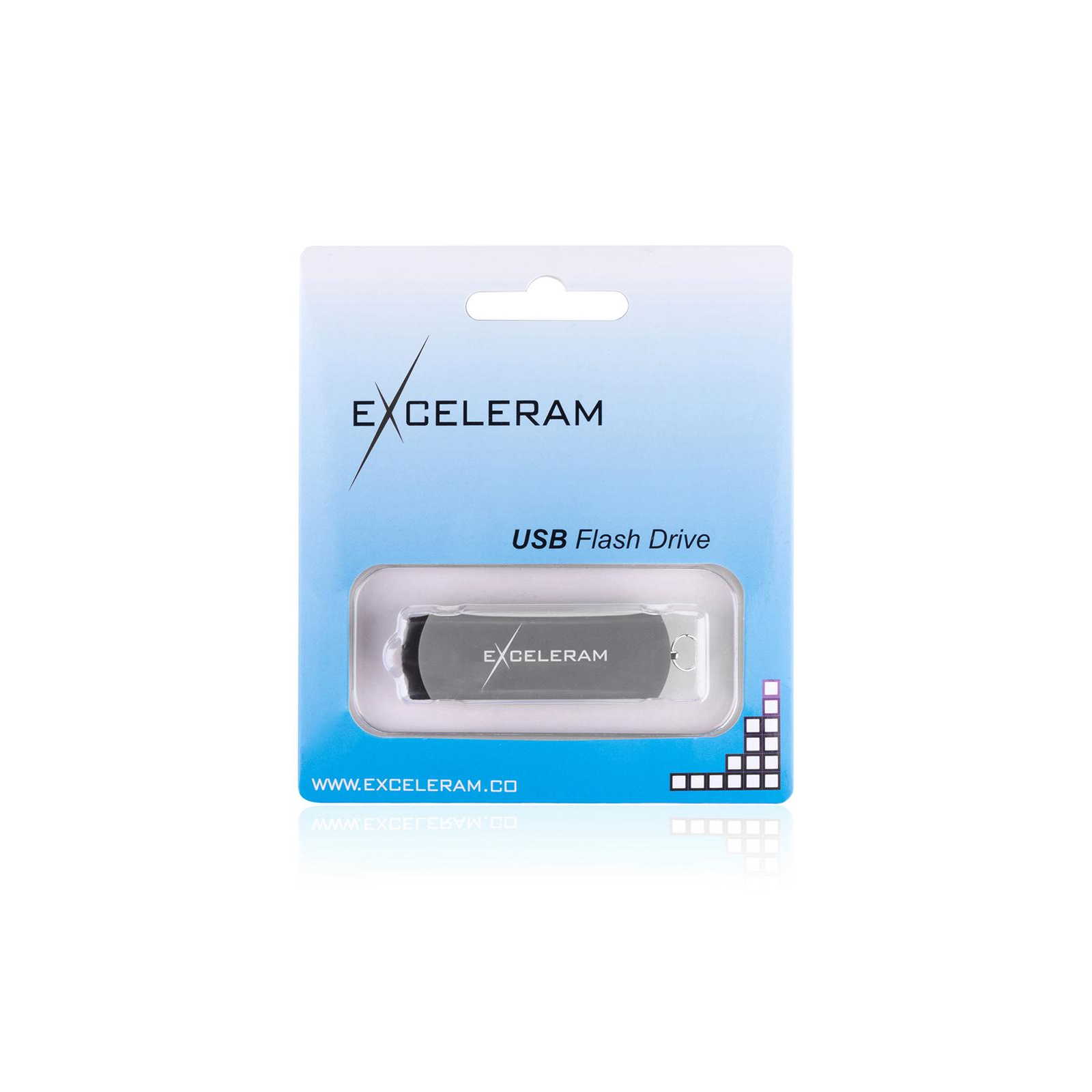 USB флеш накопичувач eXceleram 128GB P2 Series Gray/Black USB 3.1 Gen 1 (EXP2U3GB128) зображення 8