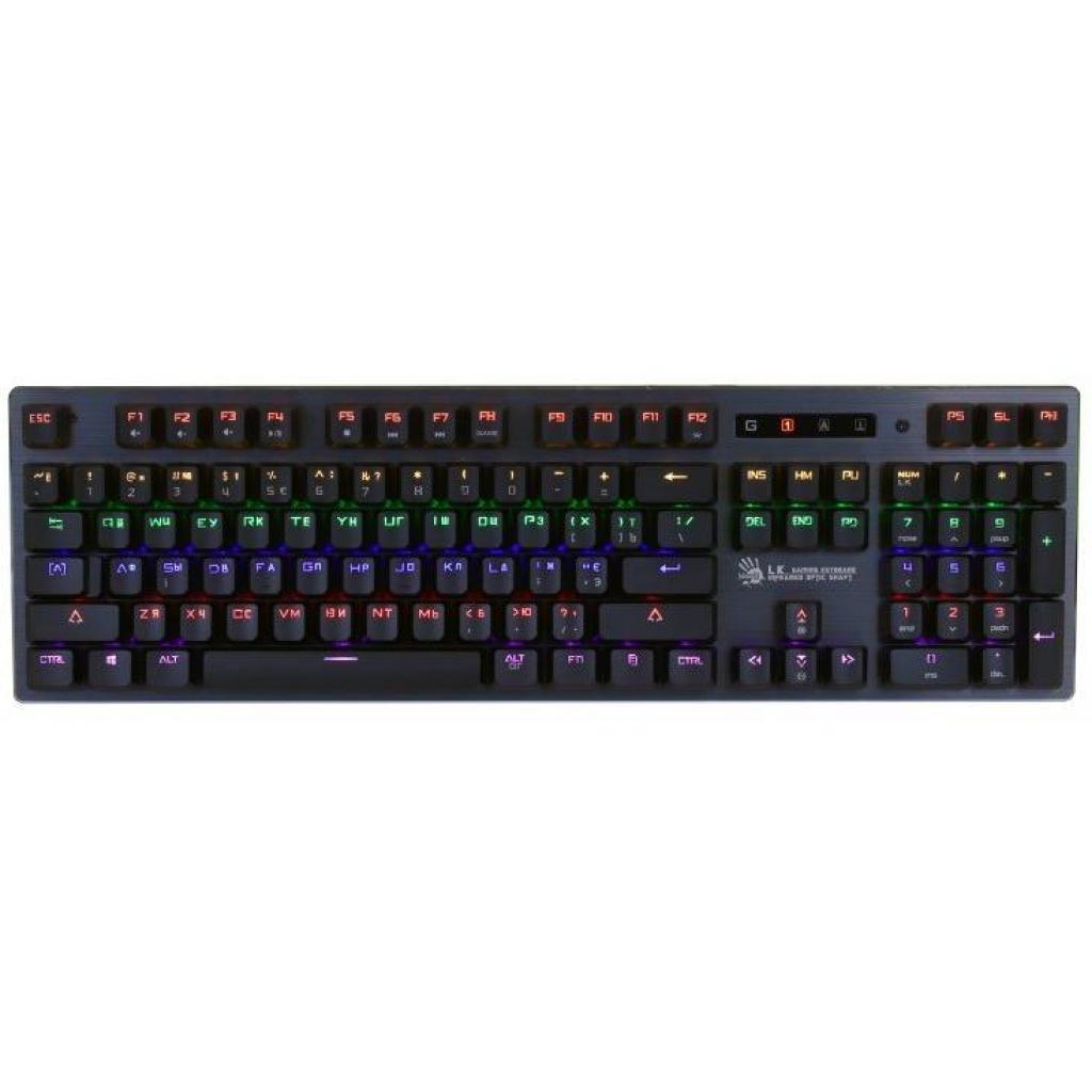 Клавіатура A4Tech Bloody B760 LK-Orange switches Black