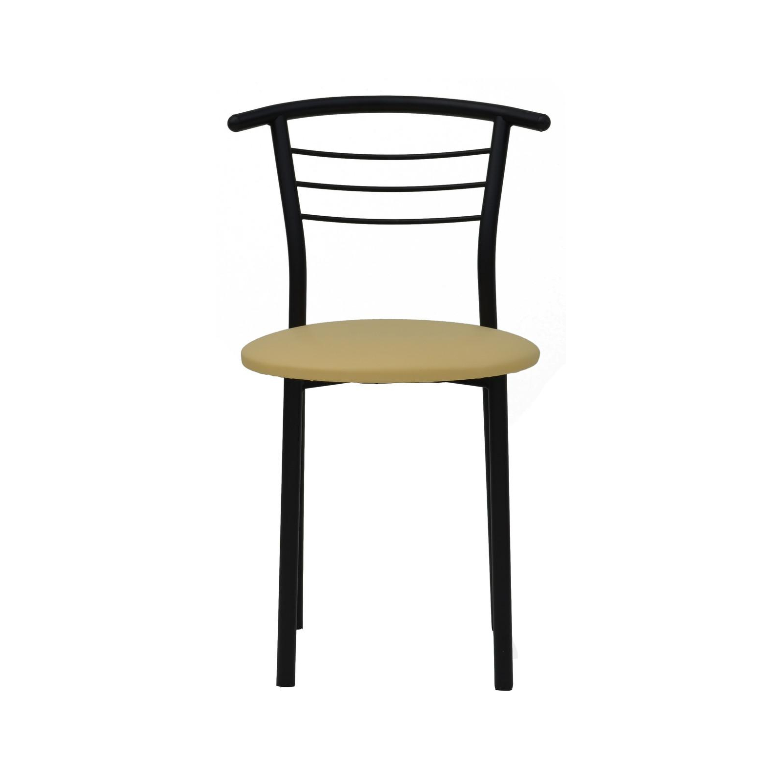Кухонний стілець Примтекс плюс 1011 black S-64 Светло-бежевый (1011 black S-64)