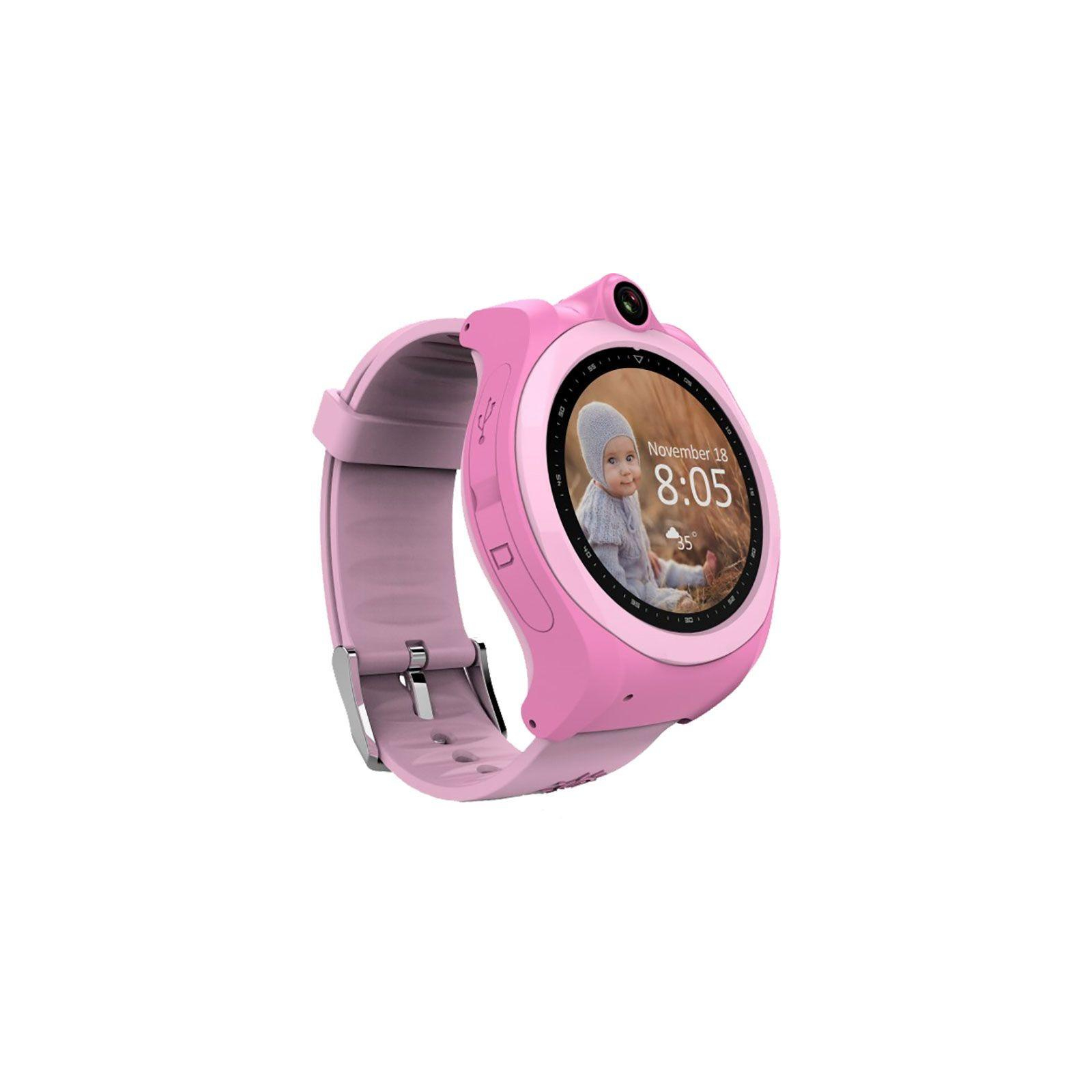Смарт-годинник UWatch Q610 Kid wifi gps smart watch Pink (F_52919) зображення 2