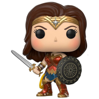 Фигурка для геймеров Funko Pop Чудо-женщина серии "Чудо-женщина" 9.6 см (12545-PX-1RE)