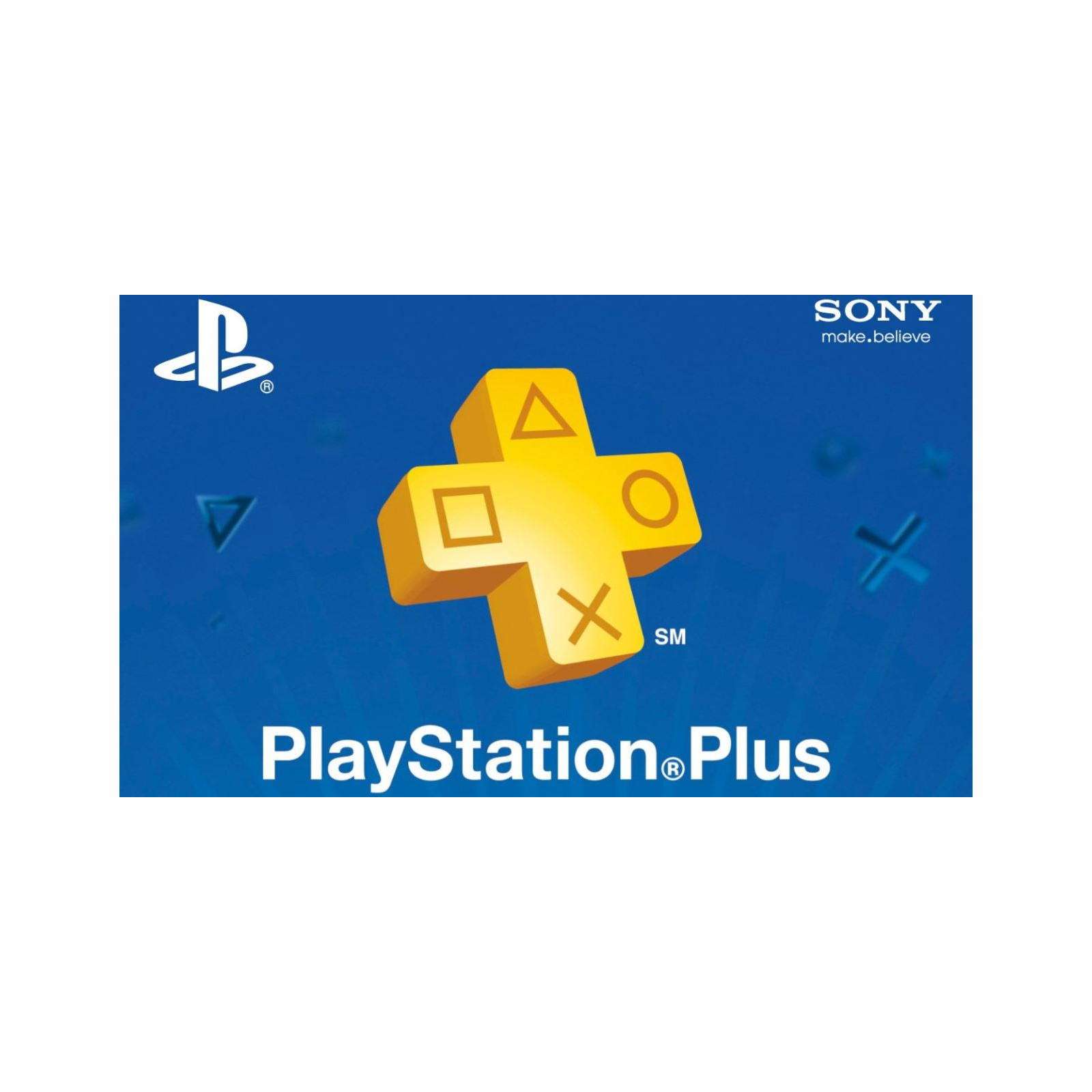 Карта онлайн поповнення Sony Playstation Plus: Подписка на 12 месяцев Конверт (9809944)