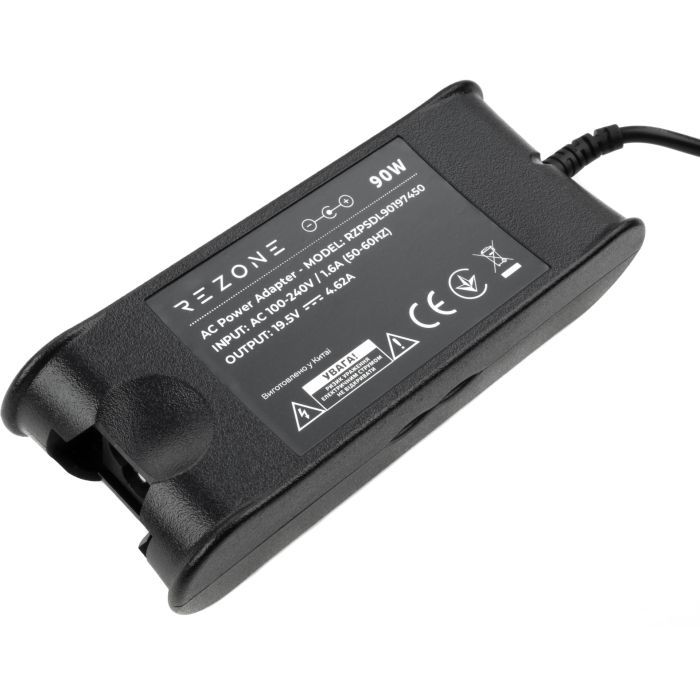 Блок питания к ноутбуку Rezone DELL 90W 19.5V 4.62A 7.4*5.0 (RZPSDL90197450) изображение 3