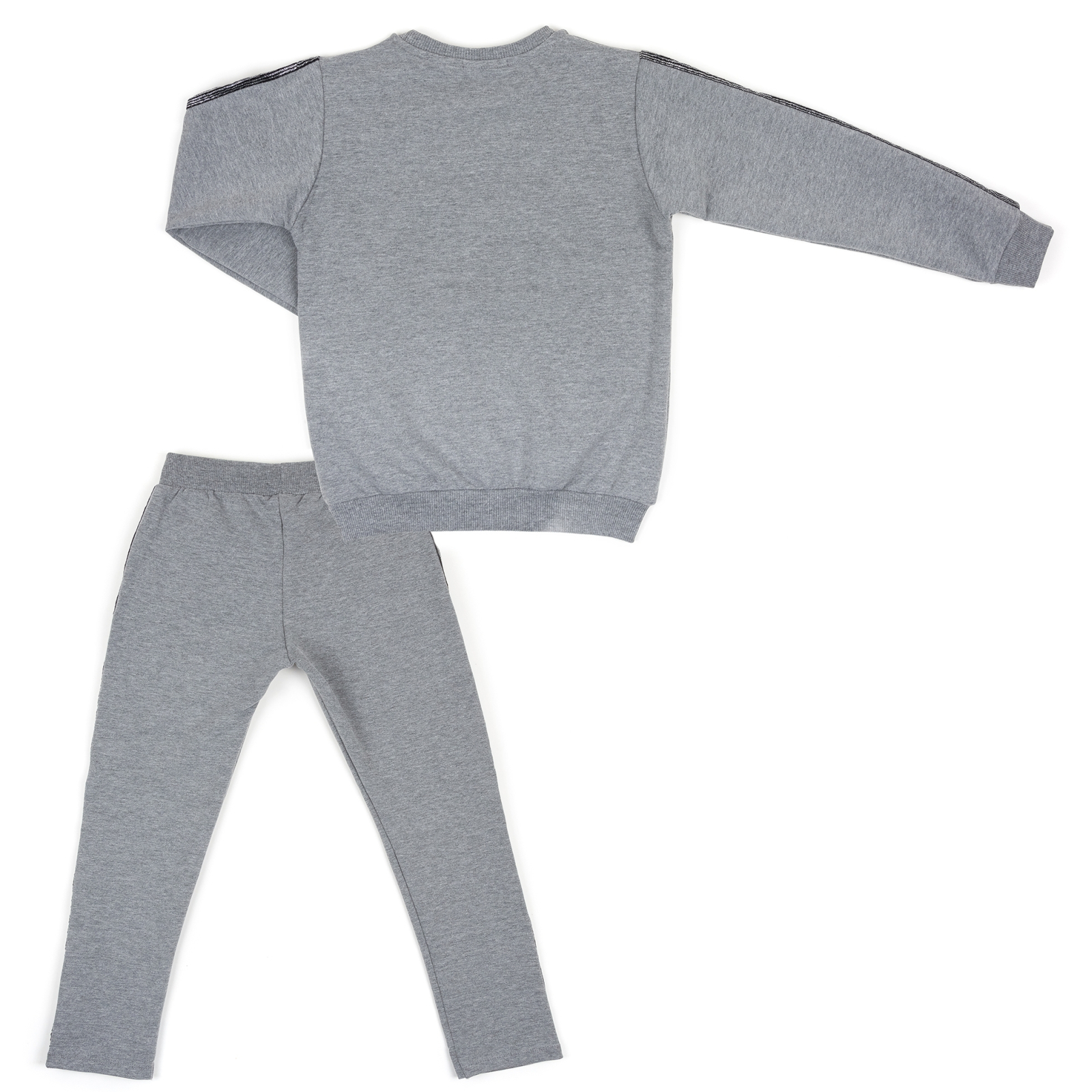 Набір дитячого одягу Breeze з срібними лампасами (12973-128G-black) зображення 4