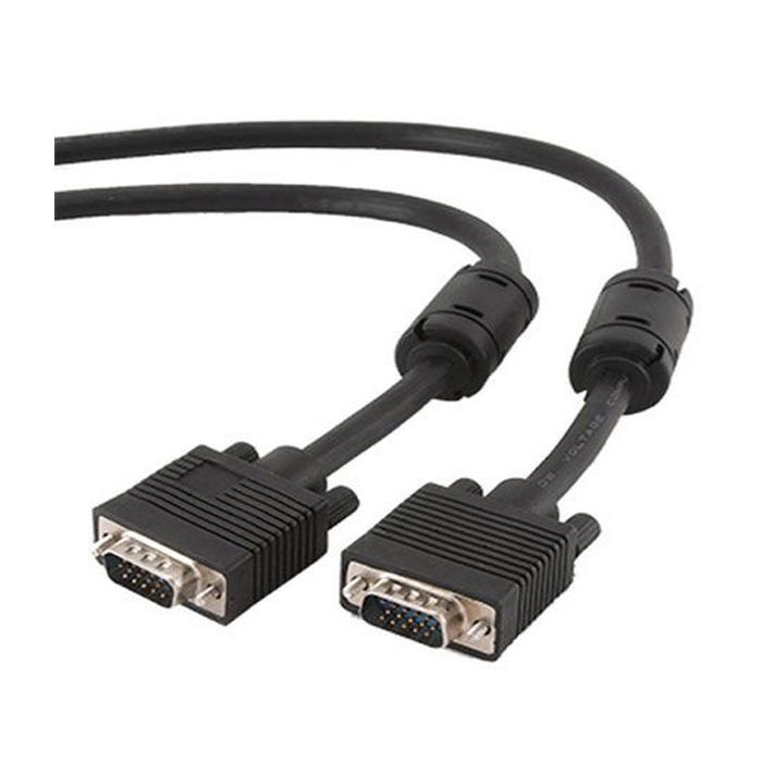 Кабель мультимедийный VGA 1.8m HD15M Pro black REAL-EL (EL123500043)
