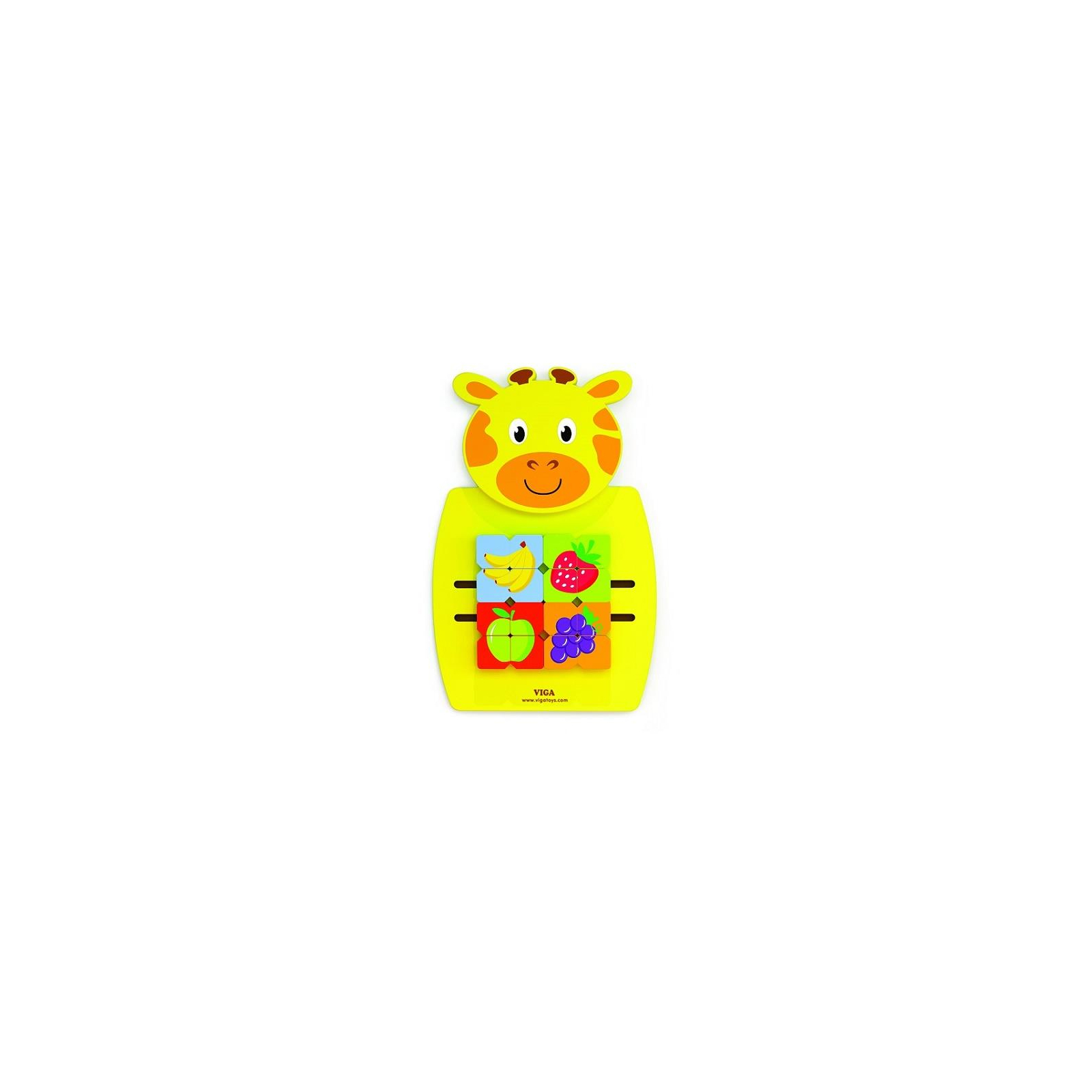 Розвиваюча іграшка Viga Toys Жираф з фруктами (50680)