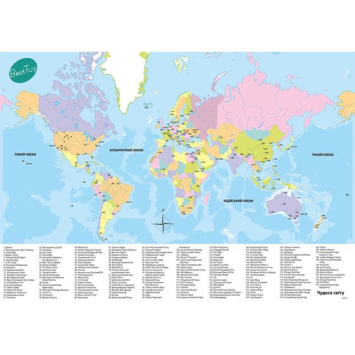 Настольная игра Tactic Чудеса света (56262) изображение 3