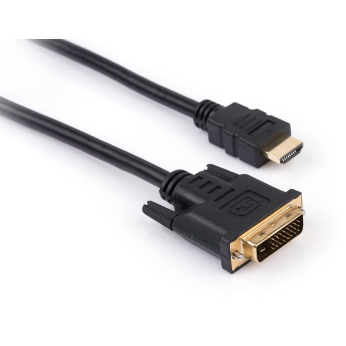 Кабель мультимедійний HDMI to DVI 24+1 3.0m Vinga (VCPHDMIDVI3)