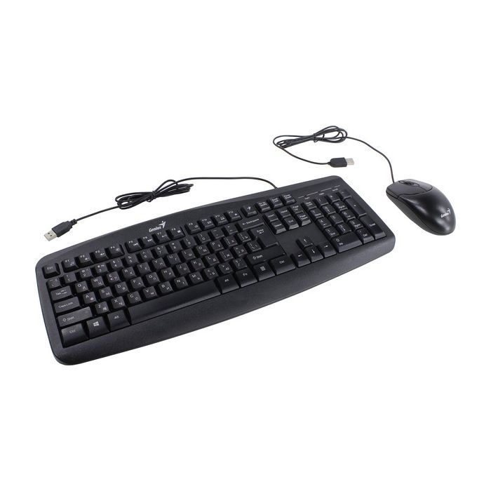 Комплект Genius Smart KM-200 Black Ukr (31330003410)