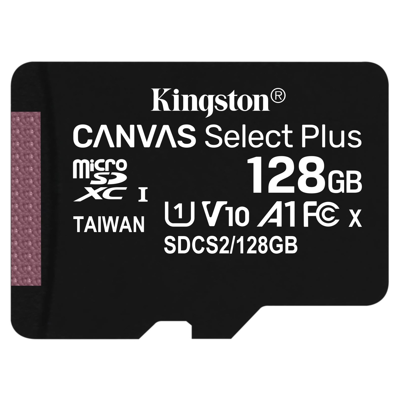 Карта памяти Kingston 128GB micSDXC class 10 A1 Canvas Select Plus (SDCS2/128GB) изображение 2