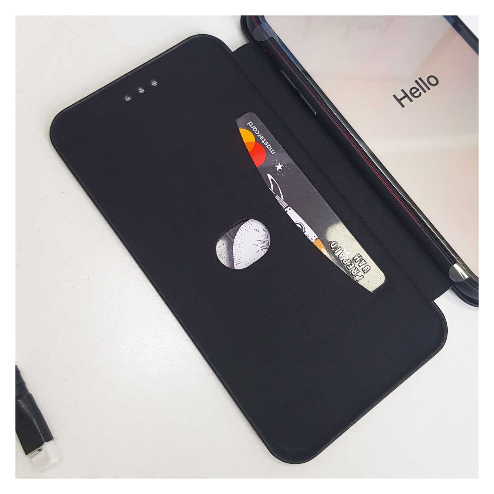 Чохол до мобільного телефона MakeFuture Xiaomi Redmi 8 Flip (Soft-Touch PU) Black (MCP-XR8BK) зображення 3