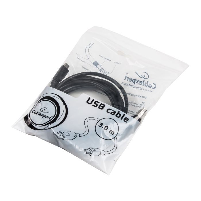Дата кабель USB 2.0 AM to Mini 5P 3.0m Cablexpert (CCP-USB2-AM5P-10) изображение 2