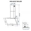 Витяжка кухонна Minola HVS 6232 WH/INOX 700 LED (HVS6232WH/INOX700LED) зображення 11