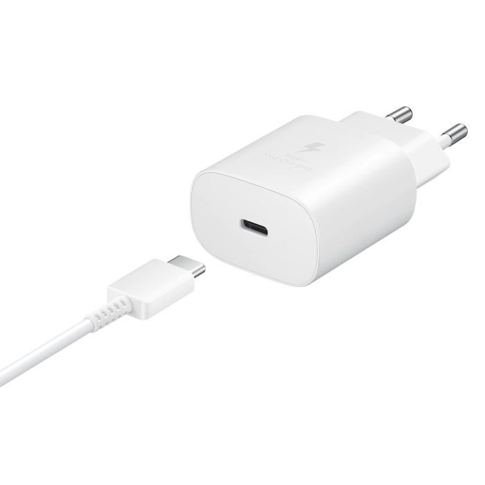 Зарядное устройство Samsung EP-TA800XWEGRU 25W PD3.0 Type-C (White) (EP-TA800XWEGRU) изображение 4