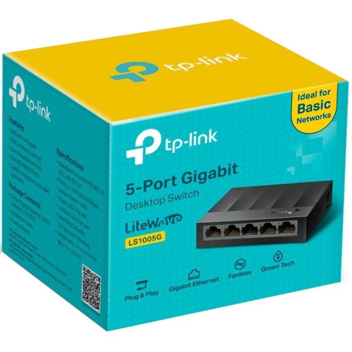 Комутатор мережевий TP-Link LS1005G зображення 2
