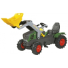 Веломобиль Rolly Toys трактор с ковшом rollyFarmtrac Fendt 211 Vario зелено-серый (611089)