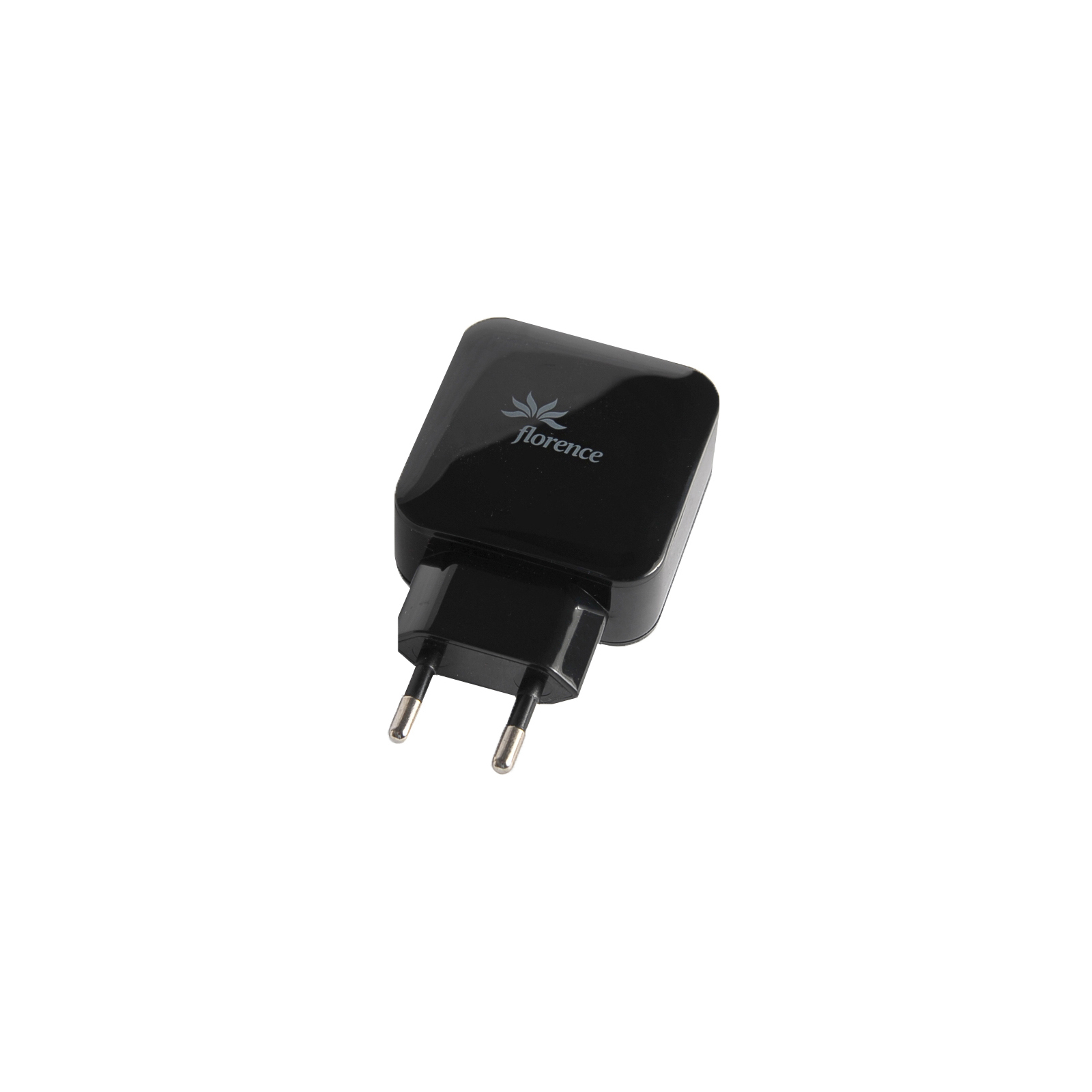 Зарядное устройство Florence 2USB 3A + microUSB cable Black (FW-2U030B-M)