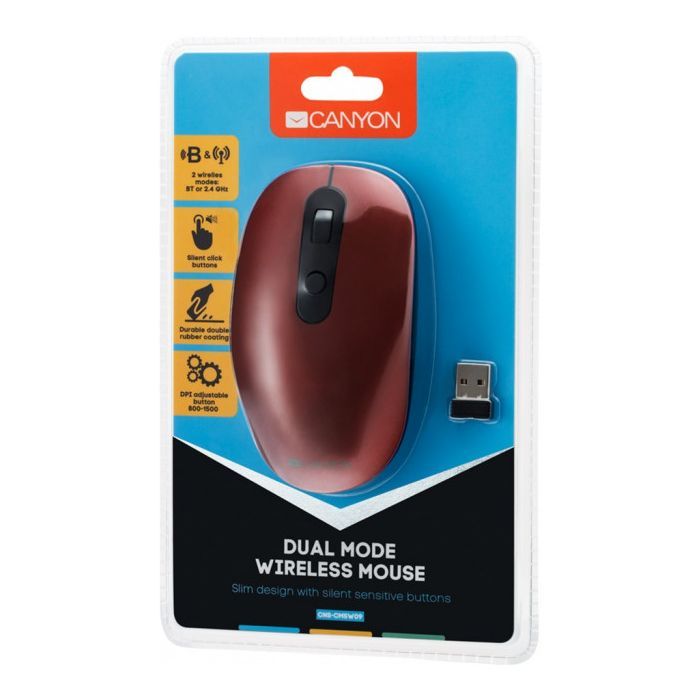 Мишка Canyon CNS-CMSW09V Wireless Violet (CNS-CMSW09V) зображення 5