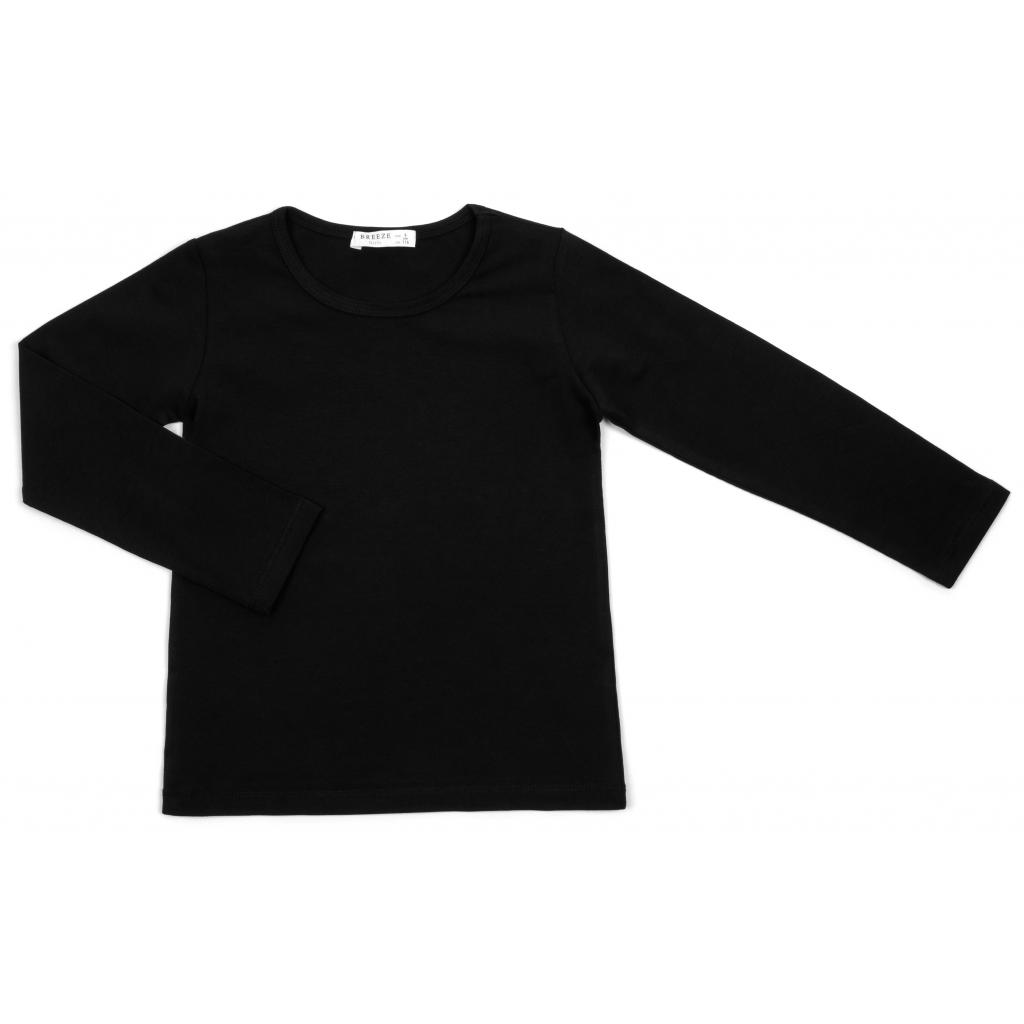 Кофта Breeze футболка з довгим рукавом (13806-2-146G-black)