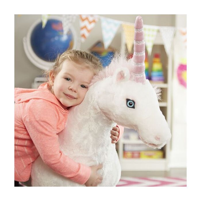 Мягкая игрушка Melissa&Doug Большой плюшевый единорог Джамбо (MD18801) изображение 4
