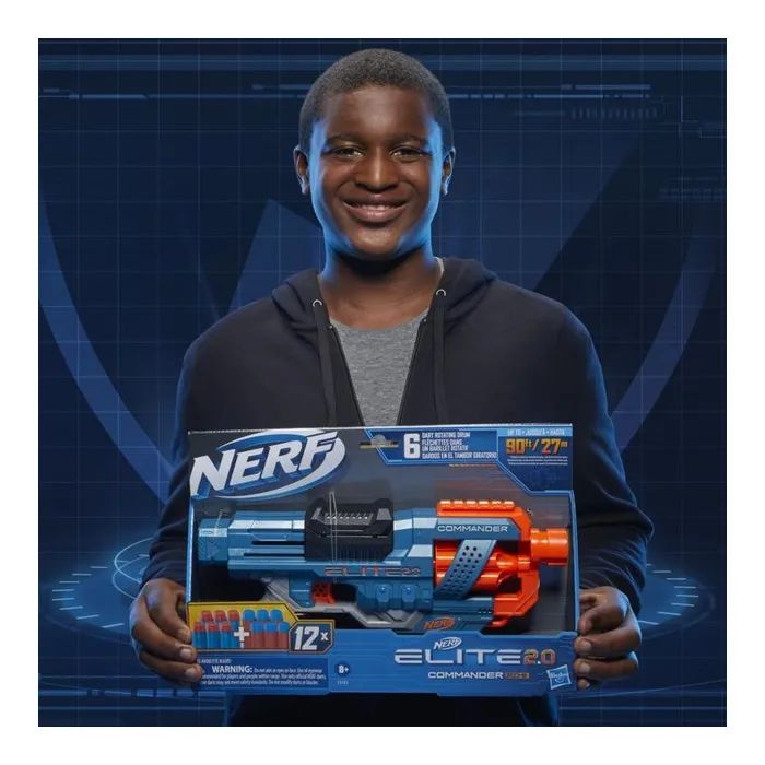 Игрушечное оружие Hasbro Nerf Elite 2.0 Командер (E9485) изображение 9