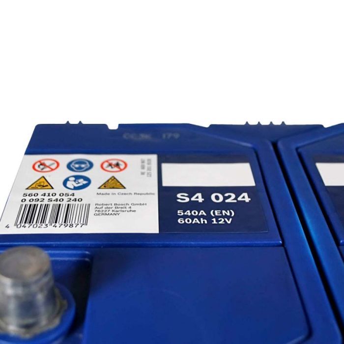 Аккумулятор автомобильный Bosch 60А (0 092 S40 240) изображение 3