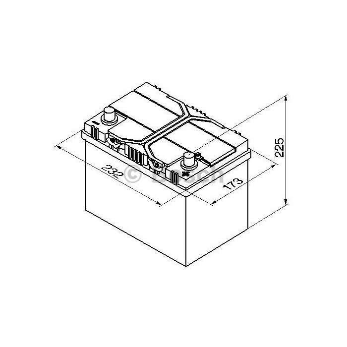 Аккумулятор автомобильный Bosch 60А (0 092 S40 240) изображение 6