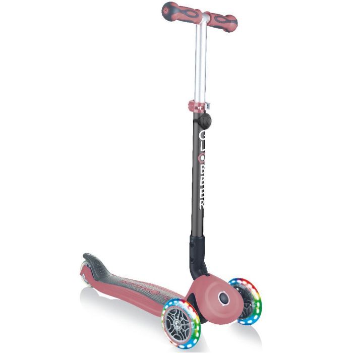 Самокат Globber Go Up Deluxe Lights Led 5 в 1 розовый (646-210) изображение 6