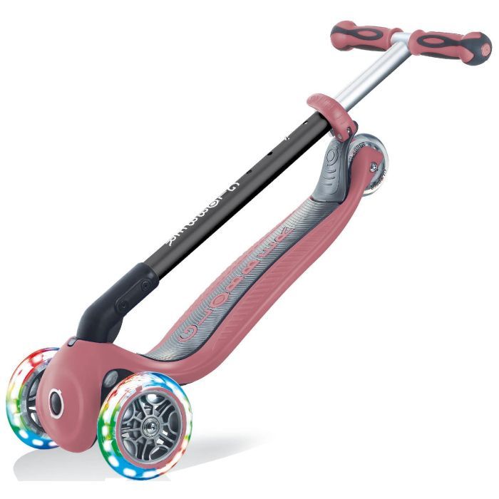 Самокат Globber Go Up Deluxe Lights Led 5 в 1 розовый (646-210) изображение 8