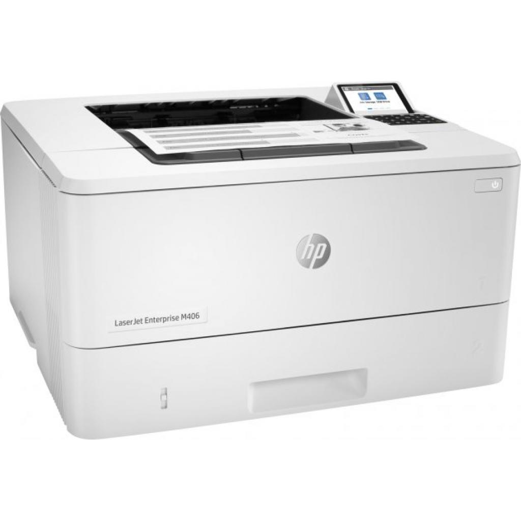 Лазерный принтер HP LaserJet Enterprise M406dn (3PZ15A) изображение 2