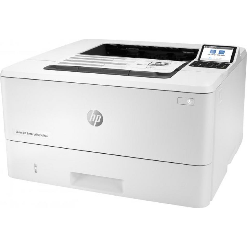 Лазерный принтер HP LaserJet Enterprise M406dn (3PZ15A) изображение 3
