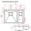 Мийка кухонна Weilor FILIGRAN WRC DB6945 GRAPHIT зображення 9