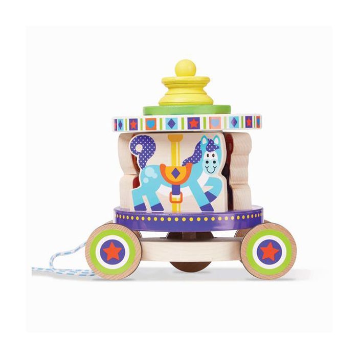 Розвиваюча іграшка Melissa&Doug Перша дерев'яна іграшка Карусель (MD13616)