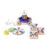 Розвиваюча іграшка Melissa&Doug Перша дерев'яна іграшка Карусель (MD13616) зображення 4