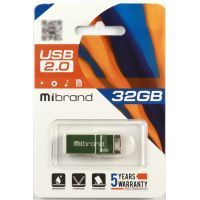 USB флеш накопитель Mibrand 32GB Сhameleon Light Green USB 2.0 (MI2.0/CH32U6LG) изображение 2