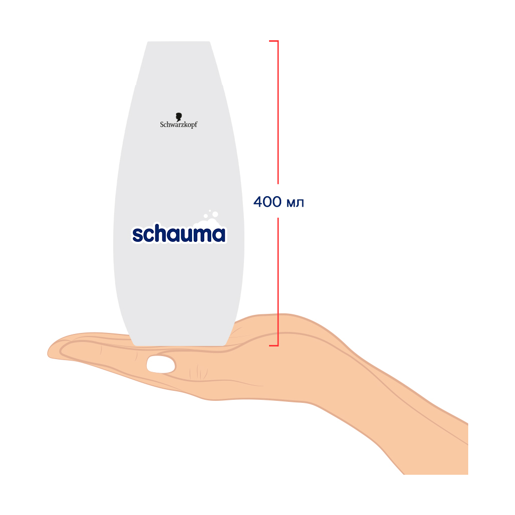 Шампунь Schauma Свіжий Об'єм з екстрактом водяної лілії 400 мл (4015001013610) зображення 7