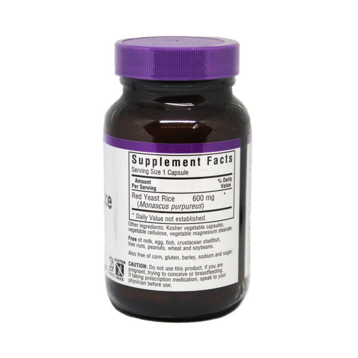 Трави Bluebonnet Nutrition Червоний дріжджовий Рис 600мг, 60 гелевих капсул (BLB1170) зображення 2