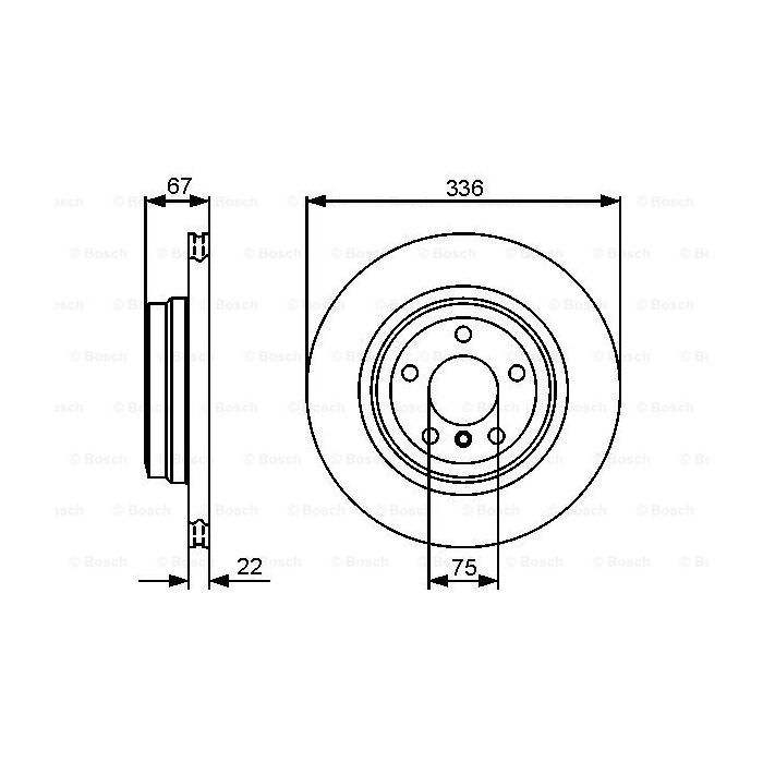 Гальмівний диск Bosch 0 986 479 439 зображення 5