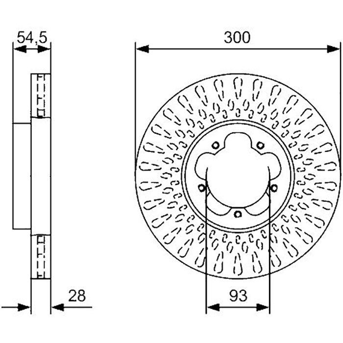 Гальмівний диск Bosch 0 986 479 B11 зображення 3