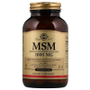 Минералы Solgar Сірка, MSM (Methylsulfonylmethane), 1000 мг, 120 таблеток (SOL-01734)