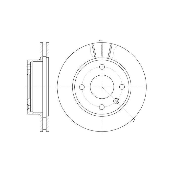 Тормозной диск REMSA 6097.10