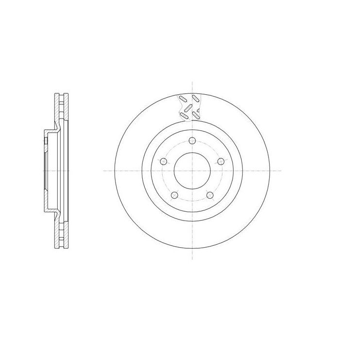 Гальмівний диск REMSA 61553.10