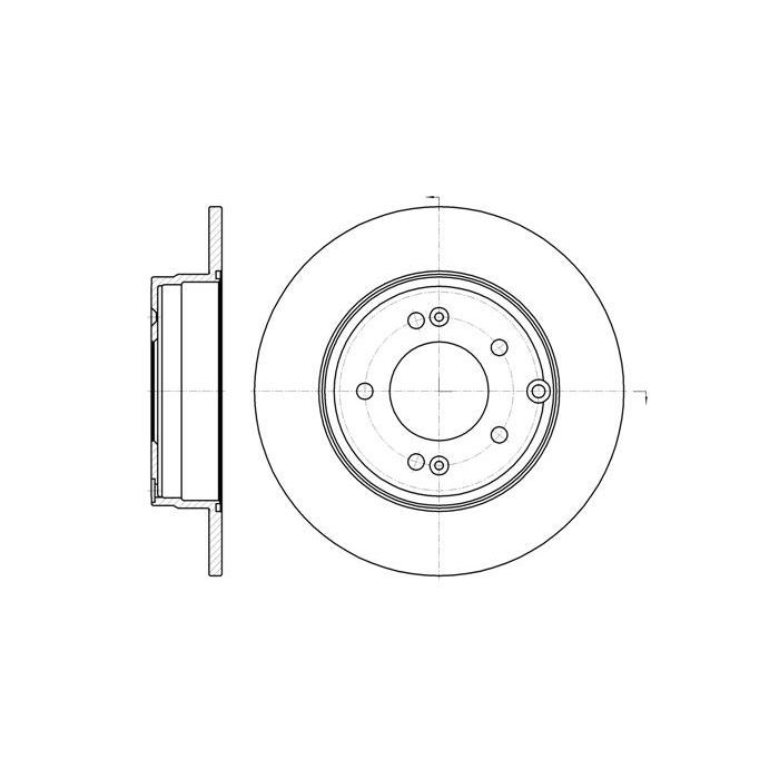 Тормозной диск REMSA 6989.00