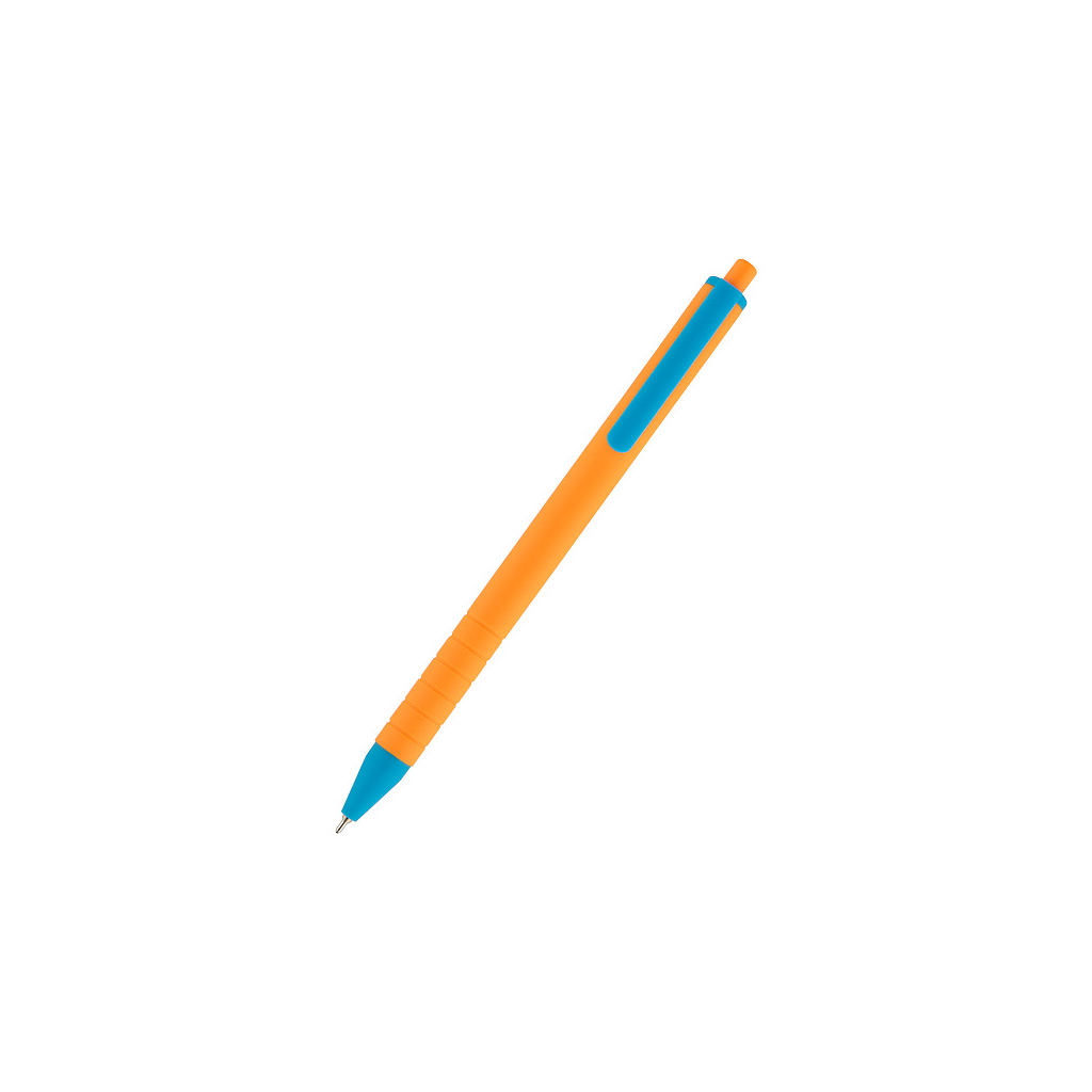 Ручка масляна Axent Reporter Color автоматична Синя 0.7 мм (AB1069-02-A) зображення 4