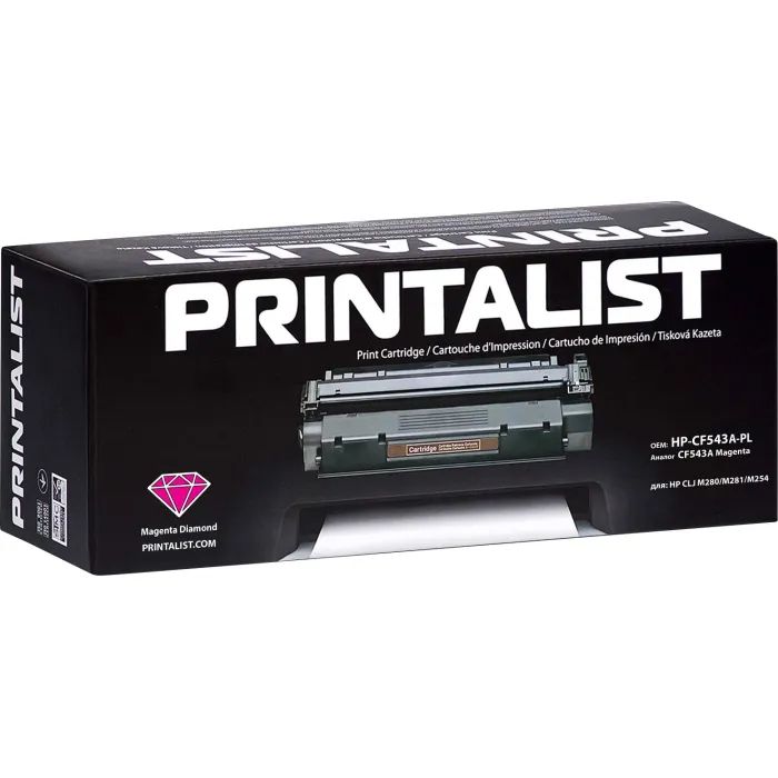 Картридж Printalist HP CLJ M280/M281/M254 CF542A Yellow (HP-CF542A-PL) изображение 2
