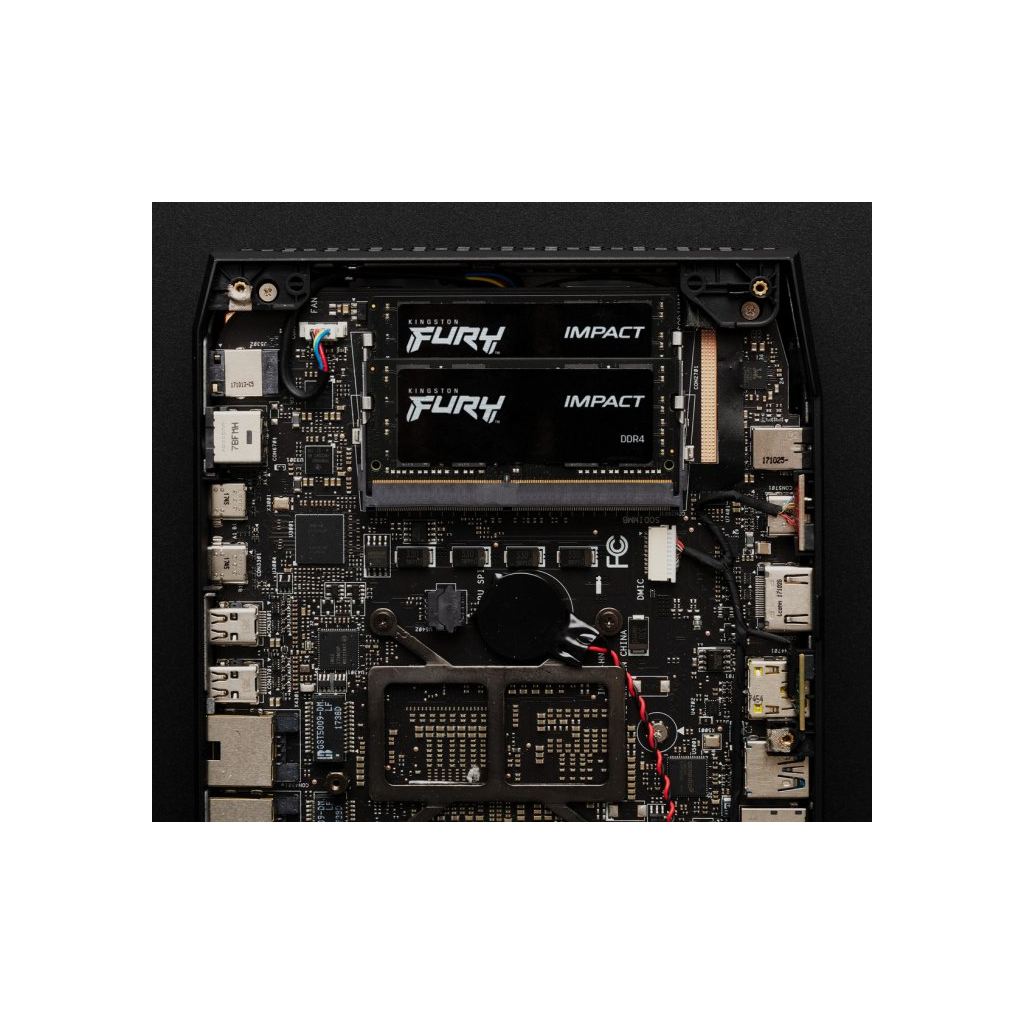 Модуль памяти для ноутбука SoDIMM DDR4 32GB (2x16GB) 2666 MHz FURY Impact Kingston Fury (ex.HyperX) (KF426S16IBK2/32) изображение 4