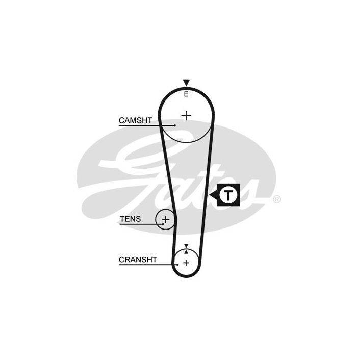 Ремень ГРМ Gates 5382XS